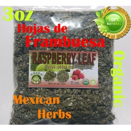 Green Remedios Raspberry leaf Tea 3oz, Hojas de Frambuesa, Te para la Fertilidad hombre y Mujer