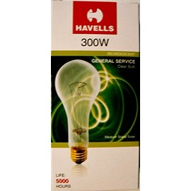 Havells 00042 Incandescent 300-watt PS25 Clear Light Bulb