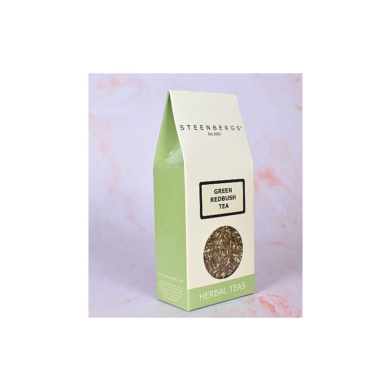 Steenbergs Green Redbush Loose Leaf Tea 90g