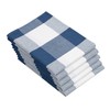 ZOLLNER Set of 5 Tea Towels with Checked Design, Approx.