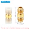 PATIKIL 5/16" Male Flare x 5/16" Male Flare Connector, 2