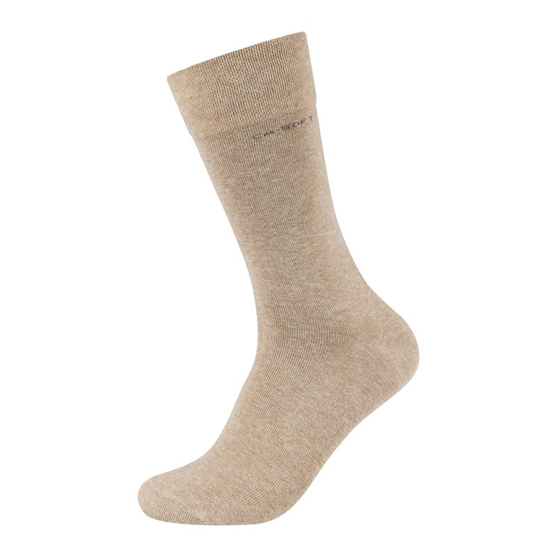 Camano Men's 3642000 Socks, Beige (Sand Melange 8300), 43-46 (Pack