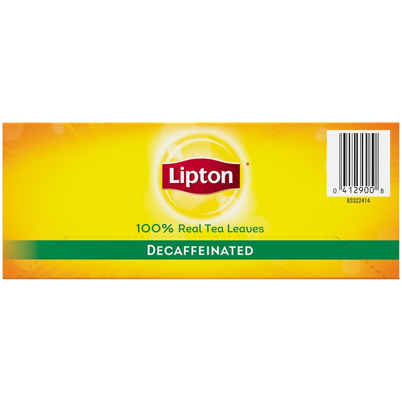 Lipton Hot Tea Black Decaffeinated 72 count