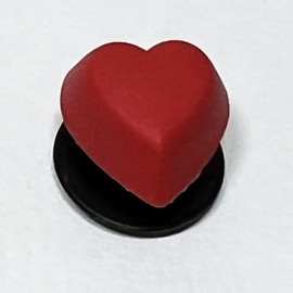 Crocs Jibbitz Lot of 2 Crocs Jibbitz Red Heart Shoe Charm - NEW