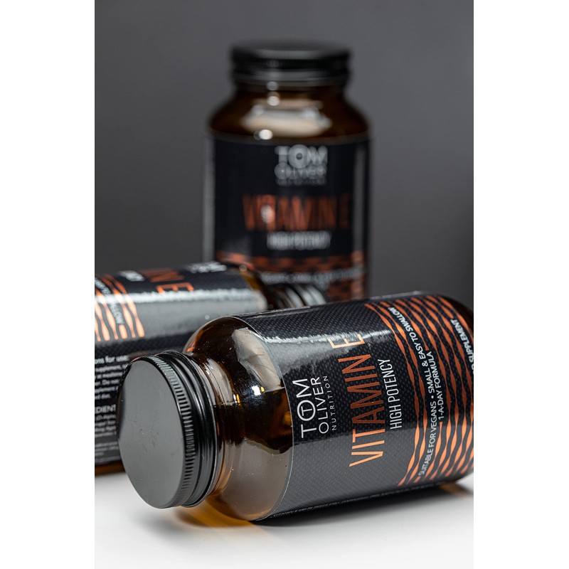Tom Oliver Nutrition - Vitamin E 400IU High Potency, Highly