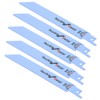 Metal Reciprocating Saw Woodworking Cutter Kit 5Pcs 150mm Power Tool