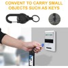 4 pieces lanyard, extendible, durable retractable key ring, retractable key