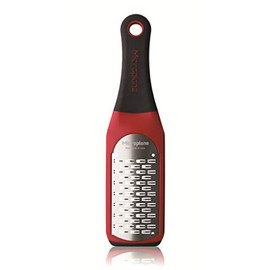 Microplane Artisan Series Bi-Directional Ribbon Blade Cheese Grater (Red)