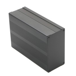 Pxyelec Aluminum Project Box PCB Enclosure Case Sand Blast Reinforced Split for Audio Amplifier DIY Power Supply Signal Amplifier, 106x55x150mm (WxHxL)
