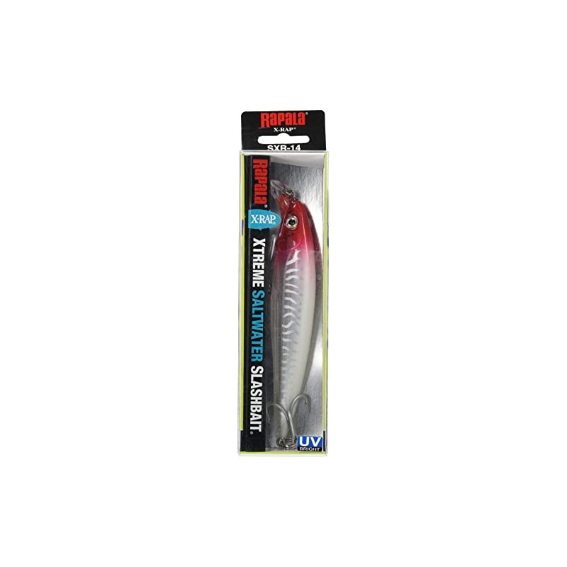 Rapala X-Rap Saltwater Lure with Two No. 2 Hooks, 1.2-2.4