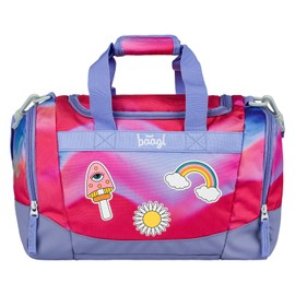Baagl Sports Bag for Boys Girls, Travel Bag for Children, Swimming Bag, Compact and Robust for Sports, School and Travel, Hippie, travel bag