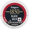 Folgers 1850 Black Gold Dark Roast Coffee, 60 Keurig K-Cup