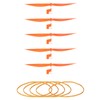 sourcing map Plastic Propeller, Propeller Props Blade with Rubber Band