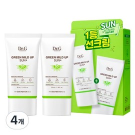 Dr.G Green Mild Up Sun Plus SPF50+ PA++++, 35ml x 4 / 닥터지 그린 마일드 업 선 플러스 SPF50+ PA++++, 35ml x 4개