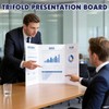 3 Pack Trifold Poster Board, 16in x 24in Corrugated Project
