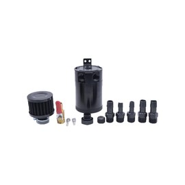 Riloer Car Oil Reservoir, Aluminium Alloy Car Oil Reservoir, General-purpose Car Oil Tank with 200 ml / 6.76 oz Capacity