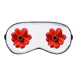 'Red Flower' Sleep/Travel Eye Mask (EY00008075)