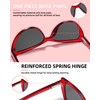 MUDIWRLO Cat Eye Sunglasses for Women Trendy TR90 Sun Shade