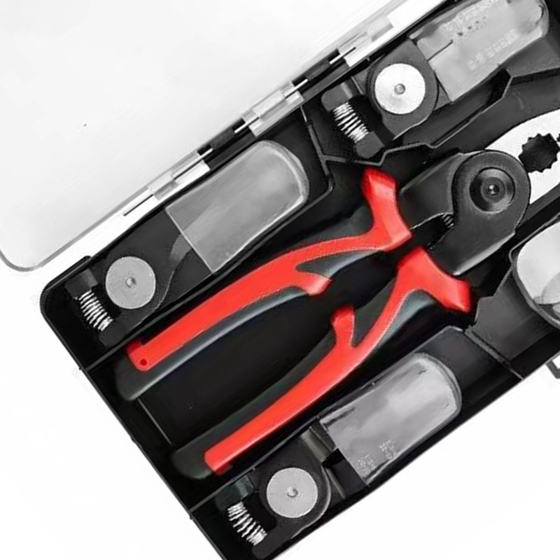 5 in 1 Pliers Set Interchangeable Heads 8 Inch Handle