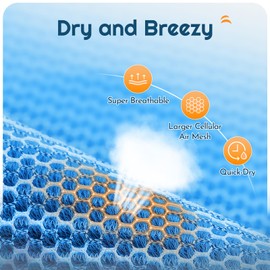 Eagloo Small Dog Harness and Leash Set, Step in Puppy Vest with Breathable Soft Mesh, Walking Reflective Pet Harness for Small Dogs, Blue, S