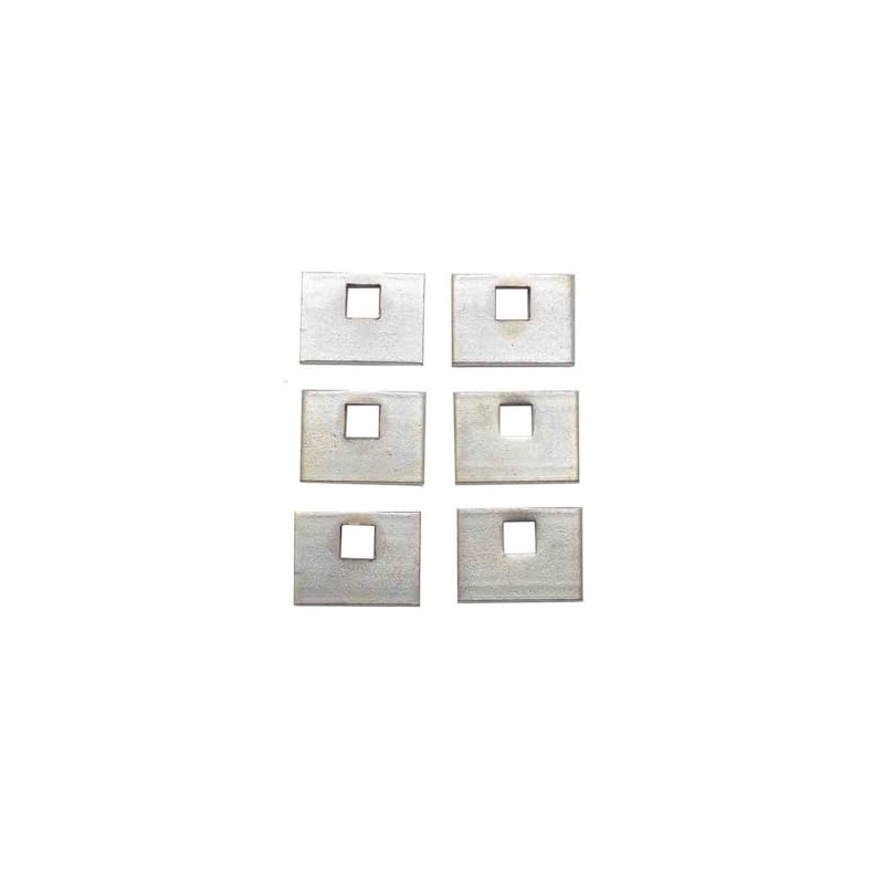 Trailer Hitch Block Plate Spacer Kit - Pack of 6
