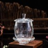 Houlu 1pc Crystal Glass Altar Cup, Holy Water Offering Cup,