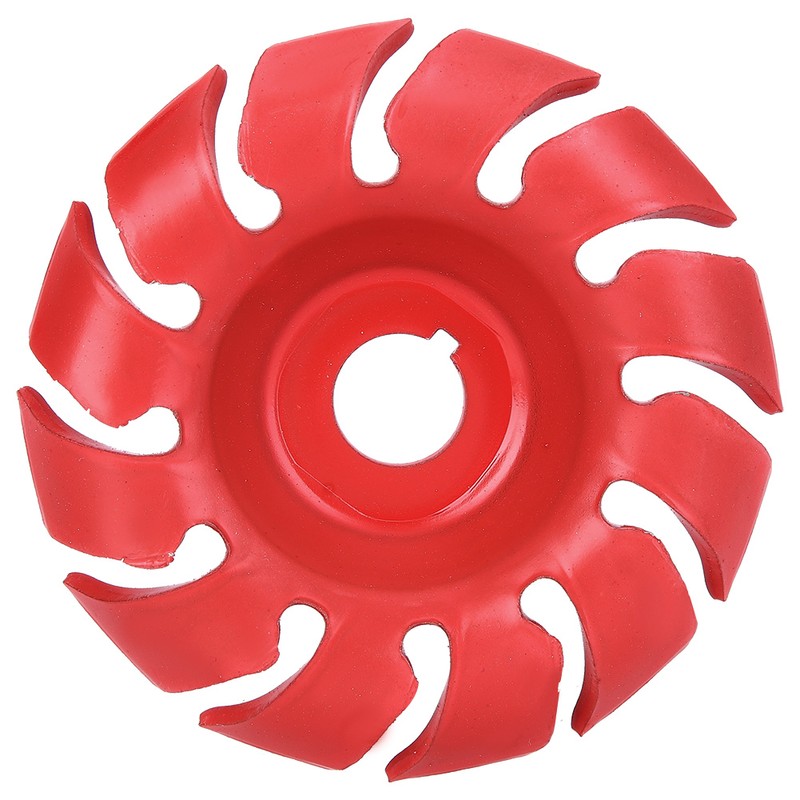 3.5in 12 Tooth Polishing Disc Red Wheel Woodworking Engraving Tool