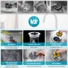 Hibbent 3 in 1 Kitchen Sink Drain Strainer, Stainless Steel