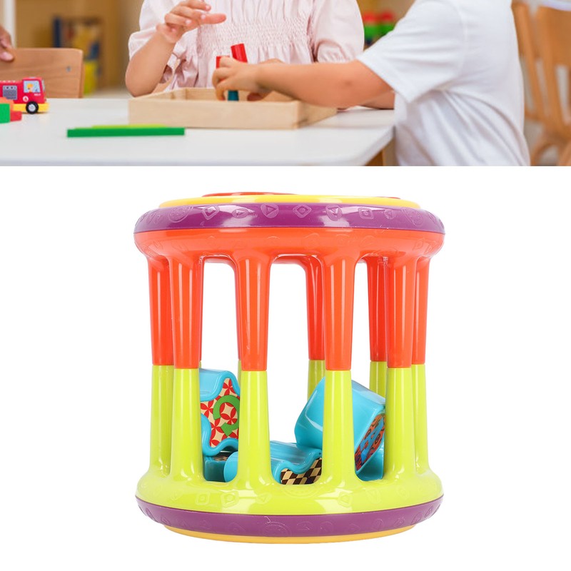 Kids Blocks Shape Sorting Toy Plastic Montessori Activity Cube Baby