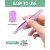 MORGLES - Pinzas para extensiones de pestañas, punta de fibra