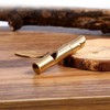 VGEBY Emergency Whistle, EDC Survival Brass Bamboo Section Whistle for