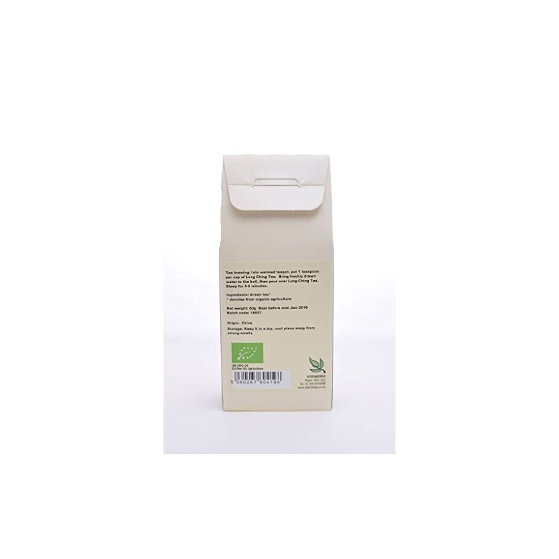 Steenbergs Organic Lung Ching Loose Green Tea 80g- (organic long