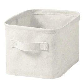 MUJI 38369677 Polyester Cotton Linen Blend, Softbox, Rectangle, Half, Small, Approx. Width 7.3 x Depth 10.2 x Height 6.3 inches (18.5 x 26 x 16 cm)