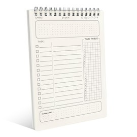 Newkita 80 Sheets Undated Daily Planner, To Do List Notebook for Work, School, and Home - Notepad Perfect for Daily Tasks and Goal Setting
