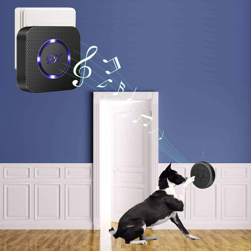 Evernary Dog Doorbell Touch Buttons 1PCS Waterproof Dog Bell Doggy