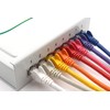 1aTTack.de 367451 Patch Panel CAT5e 8 Port White Distribution Panel