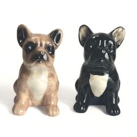 Lesser & Pavey Salt & Pepper Set for All Types of Kitchen | Ceramic Salt & Pepper Shaker Set | British Designed Lovely Salt & Pepper Pots | Salt Shaker & Pepper Shaker Suitable for Home (Frenchies)