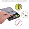 OROOTL Fishing Swivels Snaps Kit 226pcs/Box Barrel Rolling Swivels Snaps
