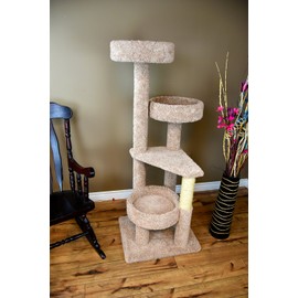 New Cat Condos 4 Level Cat Lounger, Neutral