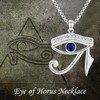AXOMY Eye of Horus Necklace 925 Sterling Silver Eye of