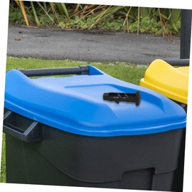 HOMSFOU Pack of 5 Rubbish Bin Locking Lids for Wheelie Bins Universal Link to Rubbish Bin Cover Rubbish Bin Buckles Rubbish Bin Supply Embolus Plastic Plugs