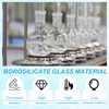 PATIKIL Glass Reducing Connecting Adapter, 2 Pcs from 29/42 Outer