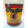 Indian Motorcycles Vintage Indian Motorcycle Oil Can 1 qt -