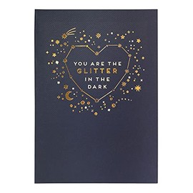 Portico Designs Ltd Alice Scott 'You Are the Glitter in the Dark' A6 Notebook Pocket Journal