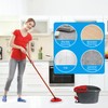 4 Pack Mop Heads Replacement Compatible with Vileda 1 Tank
