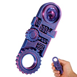 Lyreh 3D Printed Gear Spinner Fidget Toy, Fidget Ring Sensory Rotating Fingertip Toys Anxiety Relief and Focus Tool for Adults Killing Time, Positive Gifts, Classroom Rewards, Birthday Party Favors