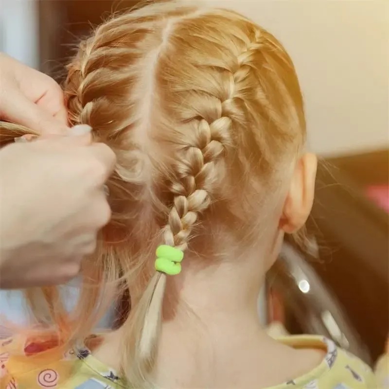 Bp- H 600 Ligas Donas Para El Cabello Chicas Multicolores