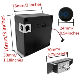 NFC Supported RFID DIY Hidden Cabinet Locker & Drawer Lock - Punch-Free Electronic Sensor Lock