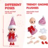 3pcs Christmas Elf Baby Mini Dolls,Christmas Baby Elves Twins Cute