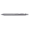 Pentel BL407-A Gel-Tintenroller EnerGel Sterling Druckmechanik in silbernem Metallgehäuse 0,7